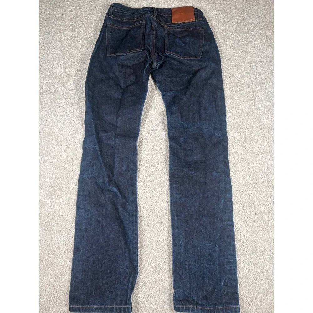 Unbranded Brand UB101 Skinny Fit 14.5oz Selvedge Raw Denim Jeans Indigo Blue 31